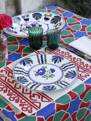 Blossom Dinner Plate Blue