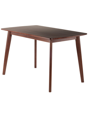 Shaye Dining Table Walnut - Winsome