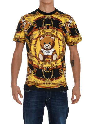 Moschino Teddy Print Crewneck T-shirt