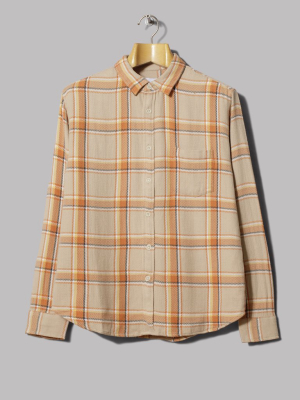 Corridor Acid Plaid Shirt (dusty Rose / Natural)