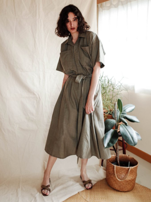 Painter Dress - Grey