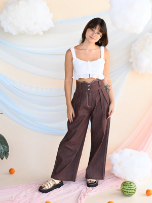 La Pleats Pants - Pecan