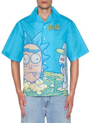 Rick And Morty Bowling Shirt