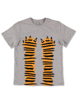 Stella Mccartney Kids Tiger Claw Print T-shirt