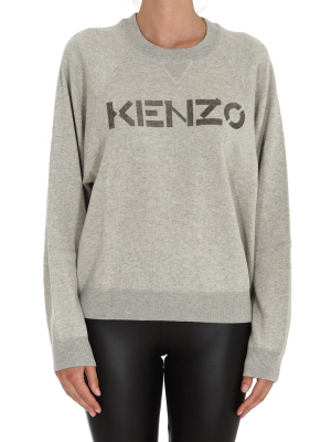 Kenzo Logo Print Crewneck Sweatshirt