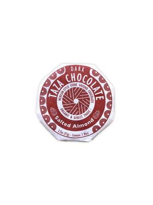 Organic Salted Almond Chocolate Disc