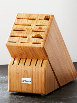 Wüsthof ® 17-slot Bamboo Knife Block