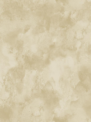 Clouds Wallpaper In Gold And Sand From The Stark Collection By Mayflower Wallpaper