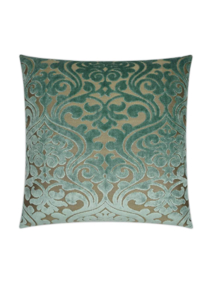 D.v. Kap Damascus Pillow - Aqua