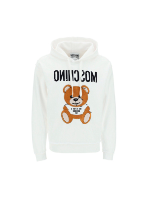 Moschino Teddy Bear Embroidered Hoodie