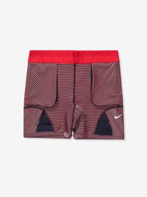 Nike X Gyakusou Women's Nrg Xe Holoknit Short - Blackenedblue