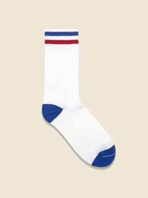 Kennedy Athletic Sock - Summer White