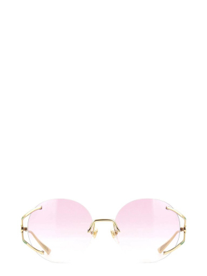 Gucci Eyewear Round Frame Sunglasses