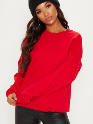 Red Ultimate Oversized Sweater