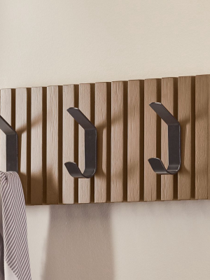 Batten 3-hook Coat Rack