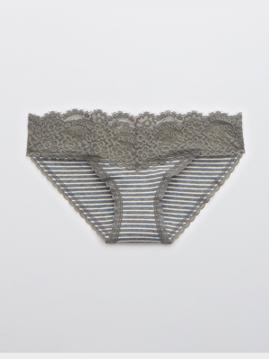 Aerie Cotton Eyelash Lace Bikini Underwear