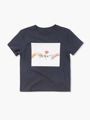 Girls Organic Cotton Graphic Tee (kids)