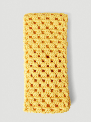 Miu Miu Crochet Knit Scarf