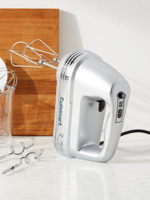 Cuisinart ® Brushed Chrome 9-speed Hand Mixer With Storage Case