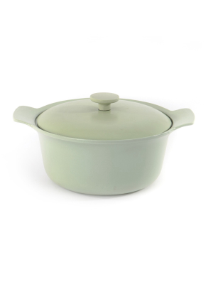 Berghoff Ron 10" Cast Iron Covered Stockpot 4.4 Qt, Green