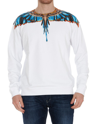 Marcelo Burlon County Of Milan Wings Printed Sweatshirt