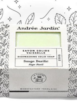 Andrée Jardin Solid Dish Washing Soap - Sage Basil