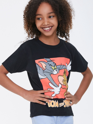 Girls Tom & Jerry Graphic Tee (kids)