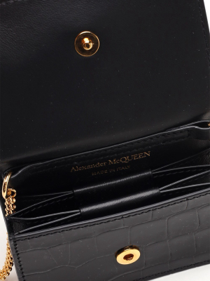 Alexander Mcqueen Skull Chain Wallet