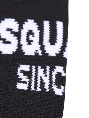 Dsquared2 Logo Intarsia Knitted Face Mask