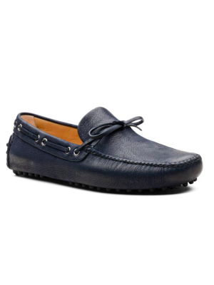 Car Shoe Lace-detailed Loafers
