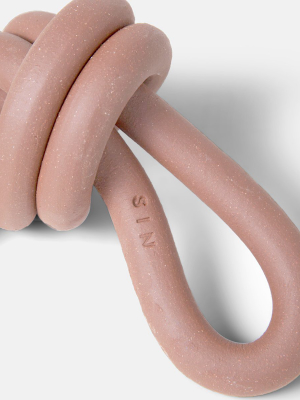 Double Loop Knot Terracotta