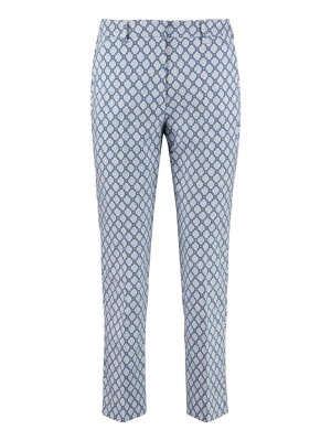 Weekend Max Mara Cabras Graphic Print Pants