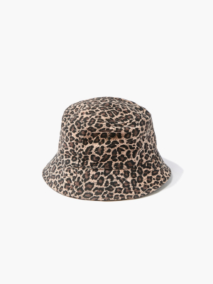 Leopard Print Bucket Hat