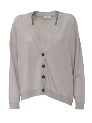 Brunello Cucinelli V-neck Buttoned Cardigan