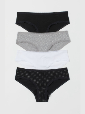 4-pack Cotton Hipster Briefs