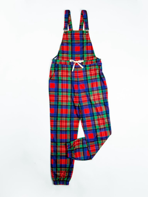 The Figgy Pudding | Women's Holiday Plaid Pajamaralls