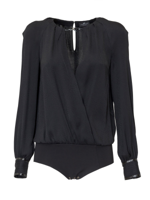 Elisabetta Franchi Long Sleeve Bodysuit