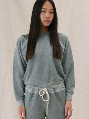 The Slouch Sweatshirt In Varsity Grey