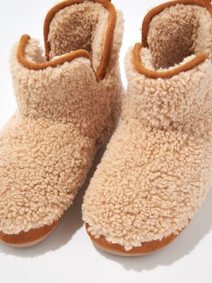 Ae Fuzzy Bootie Slipper