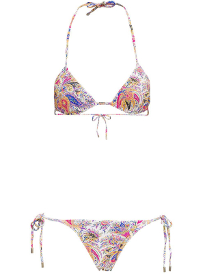 Etro Paisley Printed Two-piece Bikini Set