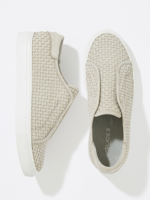 J/slides Louisa Woven Slip-on Sneakers