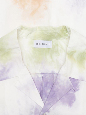 John Elliott Bowling Shirt - Balboa Ink Bloom