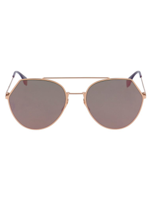 Fendi Eyewear Aviator Frame Sunglasses