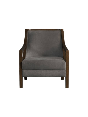 Dayna Accent Chair With Brown Frame - Picket House Furnishings
