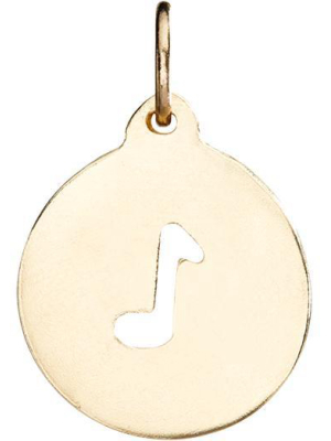 Music Note Cutout Charm