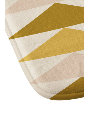 Urban Wild Studio Festival New Memory Foam Bath Mat Yellow - Deny Designs