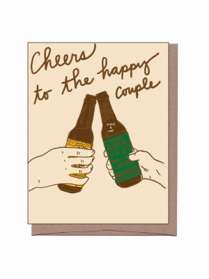 Scratch & Sniff Beers And Cheers Wedding Card