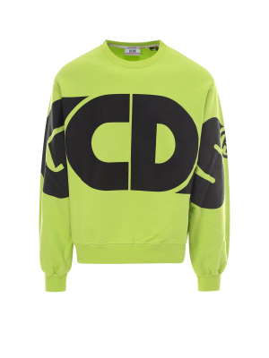 Gcds Macro Logo Crewneck Sweatshirt