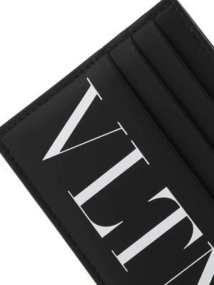 Valentino Vltn Printed Cardholder