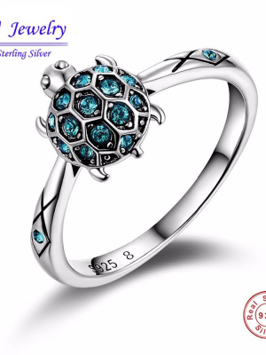 Turtle Sterling Ring (925)